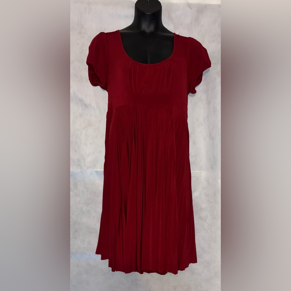 ECI Rich Red Midi Dress